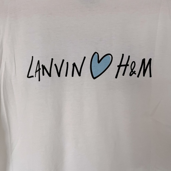 Lanvin X H&M Limited EditionT-Shirt W Front Bow Detail - Picture 5 of 6